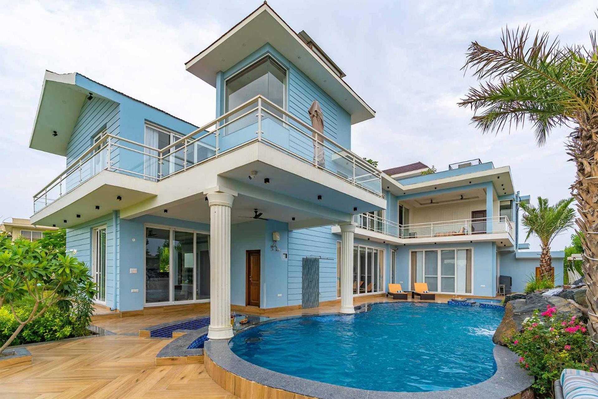 Stayvista At Serenity Farms With Pool, Lawn, Bonfire & Bbq Sohna Екстер'єр фото